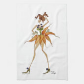 Serviette de cuisine "carottes " (Vertical)