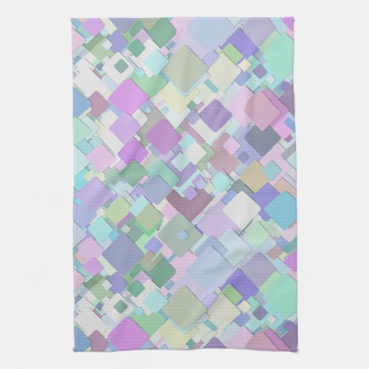 serviette de cuisine carré pastel (Vertical)