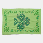 serviette de cuisine celtique de shamrock (Horizontal)