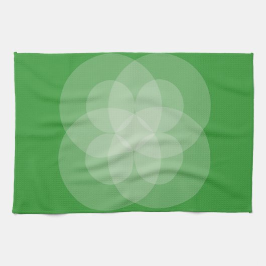 Serviette de cuisine - Cercles d'intersection (Horizontal)