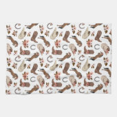 Serviette de cuisine champêtre et florale (Horizontal)