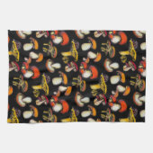 Serviette de cuisine champignons (Horizontal)