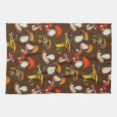 Serviette de cuisine champignons (Horizontal)