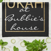 Serviette de cuisine Chanukah Gold (Plié)