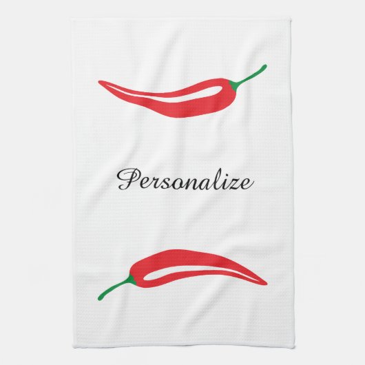 Serviette de cuisine chaude faite sur commande de (Vertical)