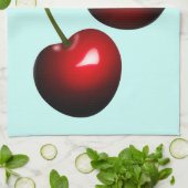 Serviette de cuisine Cherriy Votre couleur - Texte (Plié)