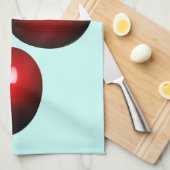 Serviette de cuisine Cherriy Votre couleur - Texte (Quart Plié)