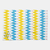 Serviette de cuisine "Chevron/Hanoukka Happy" Serv (Horizontal)