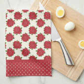 Serviette de cuisine chic ou serviette de thé : Ro (Quart Plié)