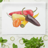 Serviette de cuisine 'Chili Peppers' (Plié)