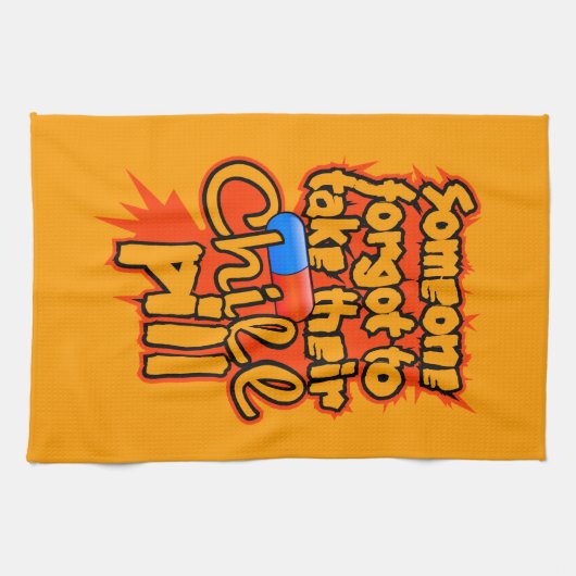 Serviette de cuisine Chill Pill (Horizontal)