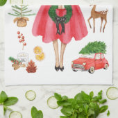 Serviette de cuisine Christmas Joy (Plié)