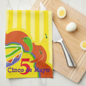 Serviette de cuisine Cinco de Mayo (Quart Plié)