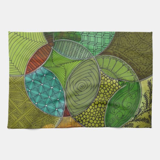 Serviette de cuisine Circle fun (Horizontal)