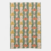 Serviette de cuisine Citrouille à main et Motif fe (Vertical)