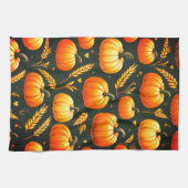 Serviette de cuisine citrouille et blé (Horizontal)