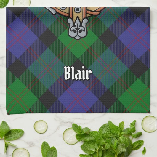 Serviette de cuisine Clan Blair Crest (Plié)