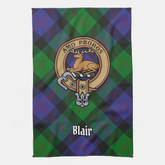 Serviette de cuisine Clan Blair Crest (Vertical)