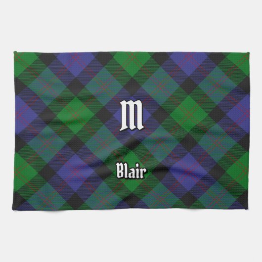 Serviette de cuisine Clan Blair Tartan (Horizontal)