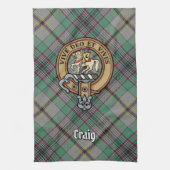 Serviette de cuisine Clan Craig Crest (Vertical)