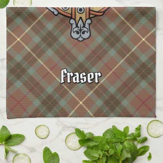 Serviette de cuisine Clan Fraser Crest (Plié)