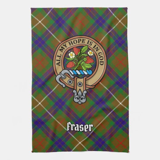Serviette de cuisine Clan Fraser Crest (Vertical)