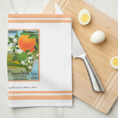 Serviette de cuisine - Claremont CA - Marque Foot  (Quart Plié)