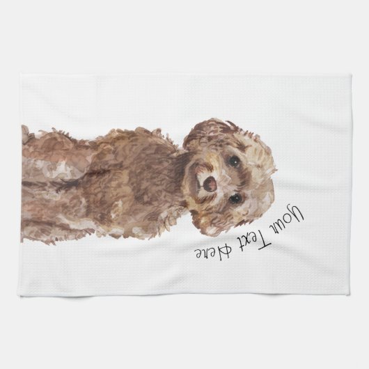 Serviette de cuisine Cockapo Brown (Horizontal)