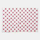 Serviette de cuisine / Coeurs (Horizontal)