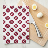 Serviette de cuisine / Coeurs (Quart Plié)