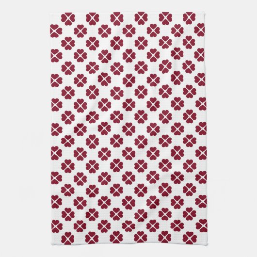 Serviette de cuisine / Coeurs (Vertical)