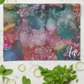 Serviette de cuisine "Color Burst Inkblot" (Plié)