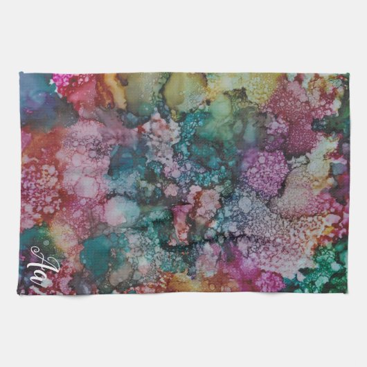 Serviette de cuisine "Color Burst Inkblot" (Horizontal)