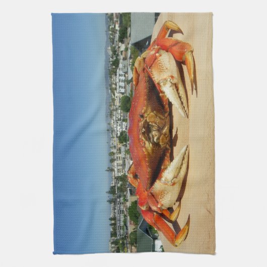 Serviette de cuisine Cool Crab ! (Vertical)