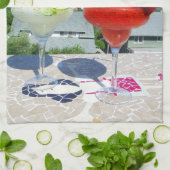 Serviette de cuisine cool Margarita ! (Plié)