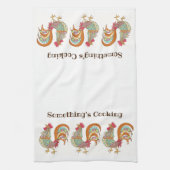 Serviette de cuisine-coq Cuisine de quelque chose (Vertical)