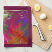 Serviette de cuisine Coral Depths (Quart Plié)