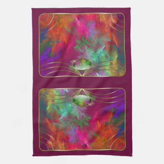 Serviette de cuisine Coral Depths (Vertical)