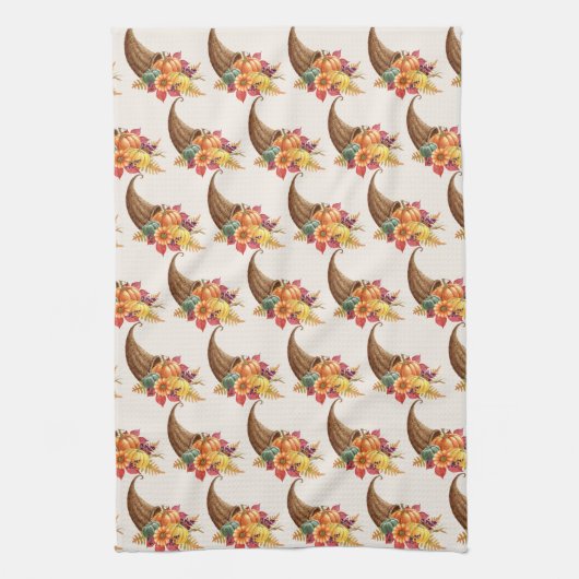 Serviette de cuisine Cornucopia Thanksgiving (Vertical)