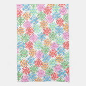 Serviette de cuisine couleur flocon de neige (Vertical)