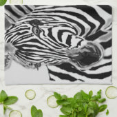 Serviette de cuisine Couple Zebra (Plié)