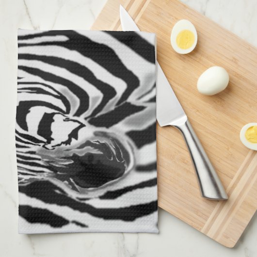 Serviette de cuisine Couple Zebra (Quart Plié)