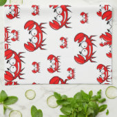 serviette de cuisine crabe (Plié)