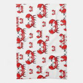 serviette de cuisine crabe (Vertical)