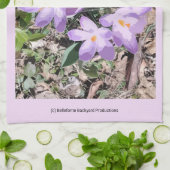 Serviette de cuisine Crocus (Plié)
