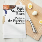 Serviette de cuisine cubaine Paleta (Quart Plié)