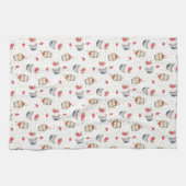 Serviette de cuisine Cupcake aux fraises - Jolie c (Horizontal)