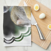 Serviette de cuisine - customisée (Quart Plié)