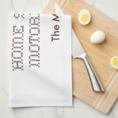 Serviette de cuisine - Customisez votre moteur (Quart Plié)