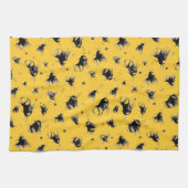 Serviette de cuisine - Cute Bee Tea Towel for Ever (Horizontal)